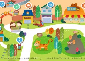 動物園地圖印刷