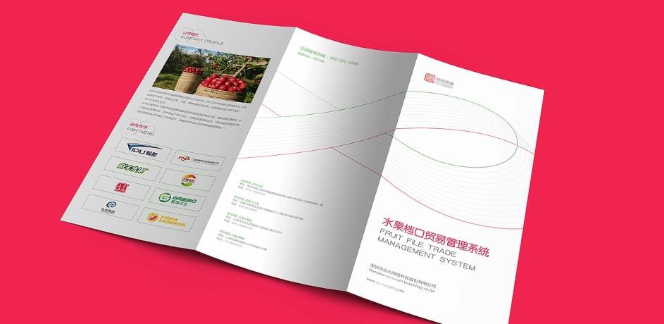 高檔三折頁<strong>印刷</strong> | 藝術紙材質 | 品牌形象提升